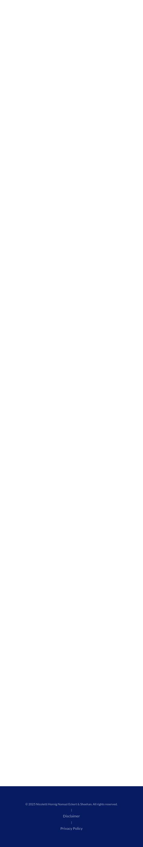 Nicoletti Hornig & Sweeney - New York NY Lawyers