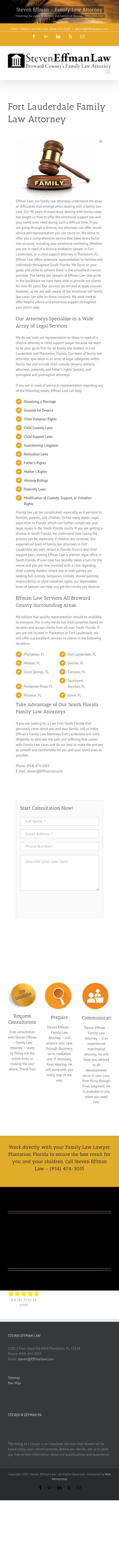 Steven W. Effman, PA - Plantation FL Lawyers