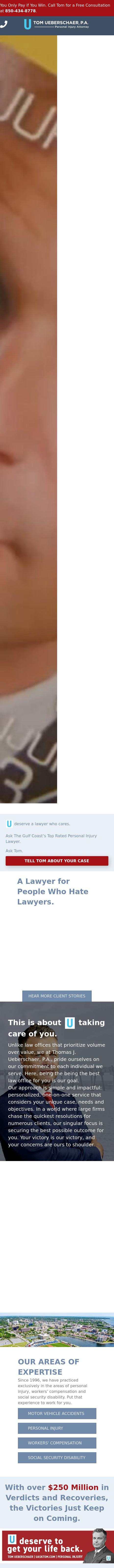 Thomas J. Ueberschaer, P.A. - Panama City FL Lawyers