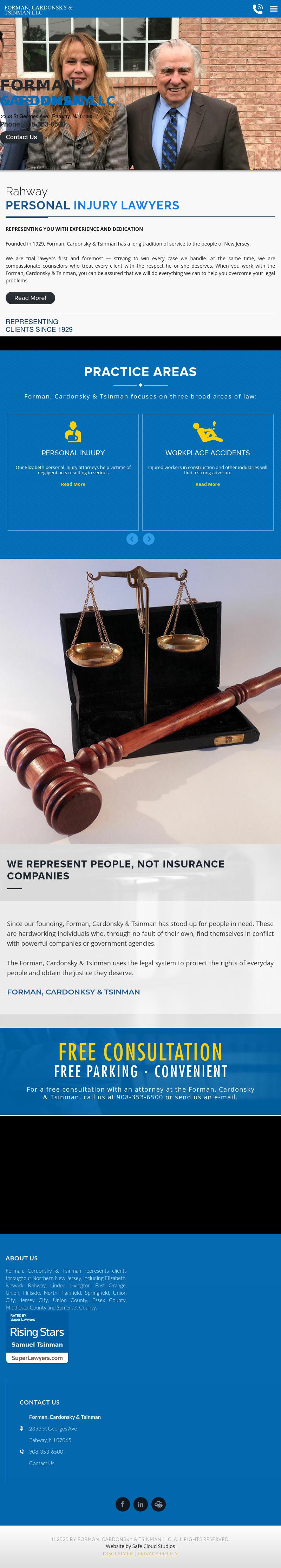Forman, Cardonsky & Lawrence - Elizabeth NJ Lawyers