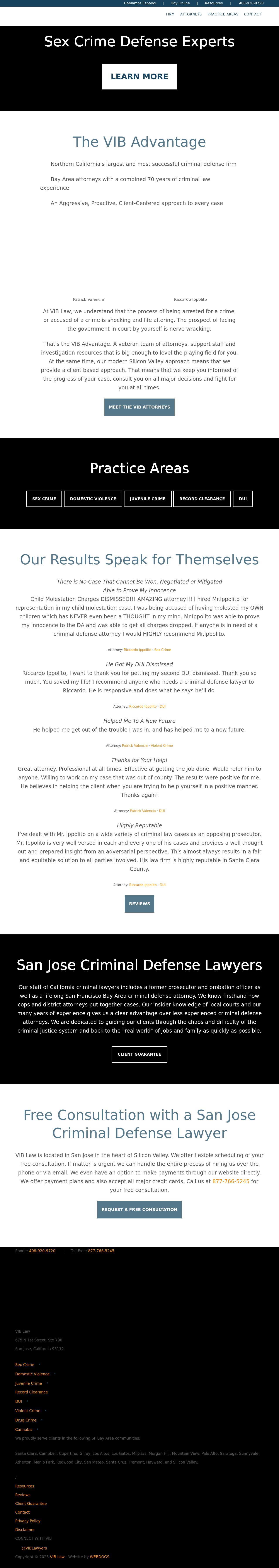 Valencia, Ippolito & Bowman - San Jose CA Lawyers